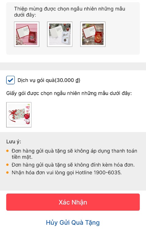 Dịch vụ gói quà quá quá tệ, Tiki bỏ luôn gói quà thì hơn. 
Mình hiểu là gói quà là Tiki chọn màu ngẫu  nhiên, nhưng nó cũng phải phù hợp với sản phẩm chút chứ, các bạn để các hình giới thiệu gói quà bao gồm màu sặc sỡ vậy mà..
Mình nhận được chiếu hộp màu dden, cùng chiếc nơ màu tím…