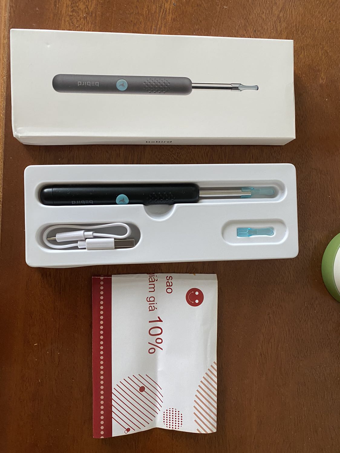 Hàng quốc tế nhưng giao rất nhanh 💯 khá hài lòng với sản phẩm. Để sử dụng lên app store để download app Bebird và kết nối với sp qua product Wifi