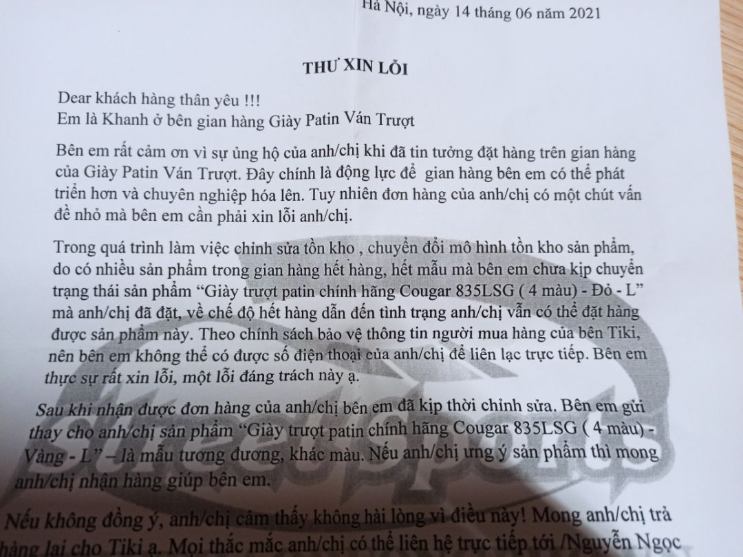 Giao hàng nhanh , giày đẹp ,bánh trơn ,  có đèn một bánh trước. Tuy giao không đúng màu mình đặt nhưng vẫn đúng cỡ L và có thư xin lỗi của nhà bán nên mình vẫn nhận hàng và rất hài lòng . Cảm ơn nhà bán và Tiki !