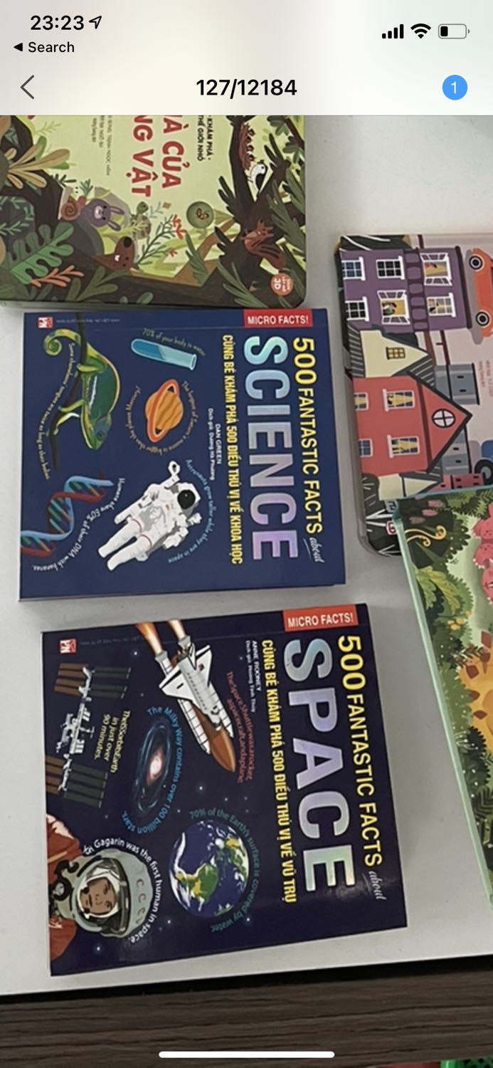 Sách hay. Hình ảnh đẹp rõ ràng. Có điều sách hơi bé so với tưởng tượng của mình. Sách chỉ to hơn bàn tay xíu thôi.