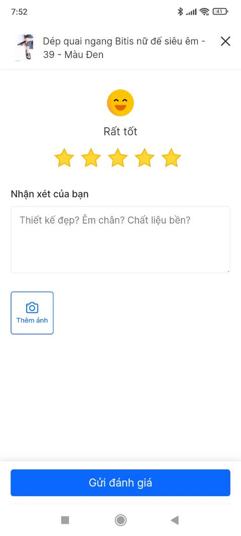 Sản phẩm trông mang rất êm chân.