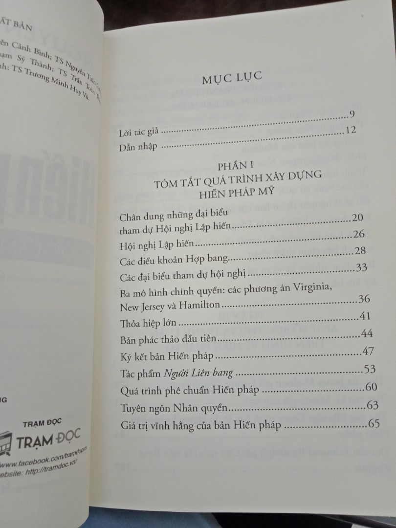 một cuốn sách hay, là bản rút gọn nhưng nội dung đc cô đọng đầy đủ và giúp ta nhanh chóng hiểu biết về hiến pháp 1787. rất đáng tiền!