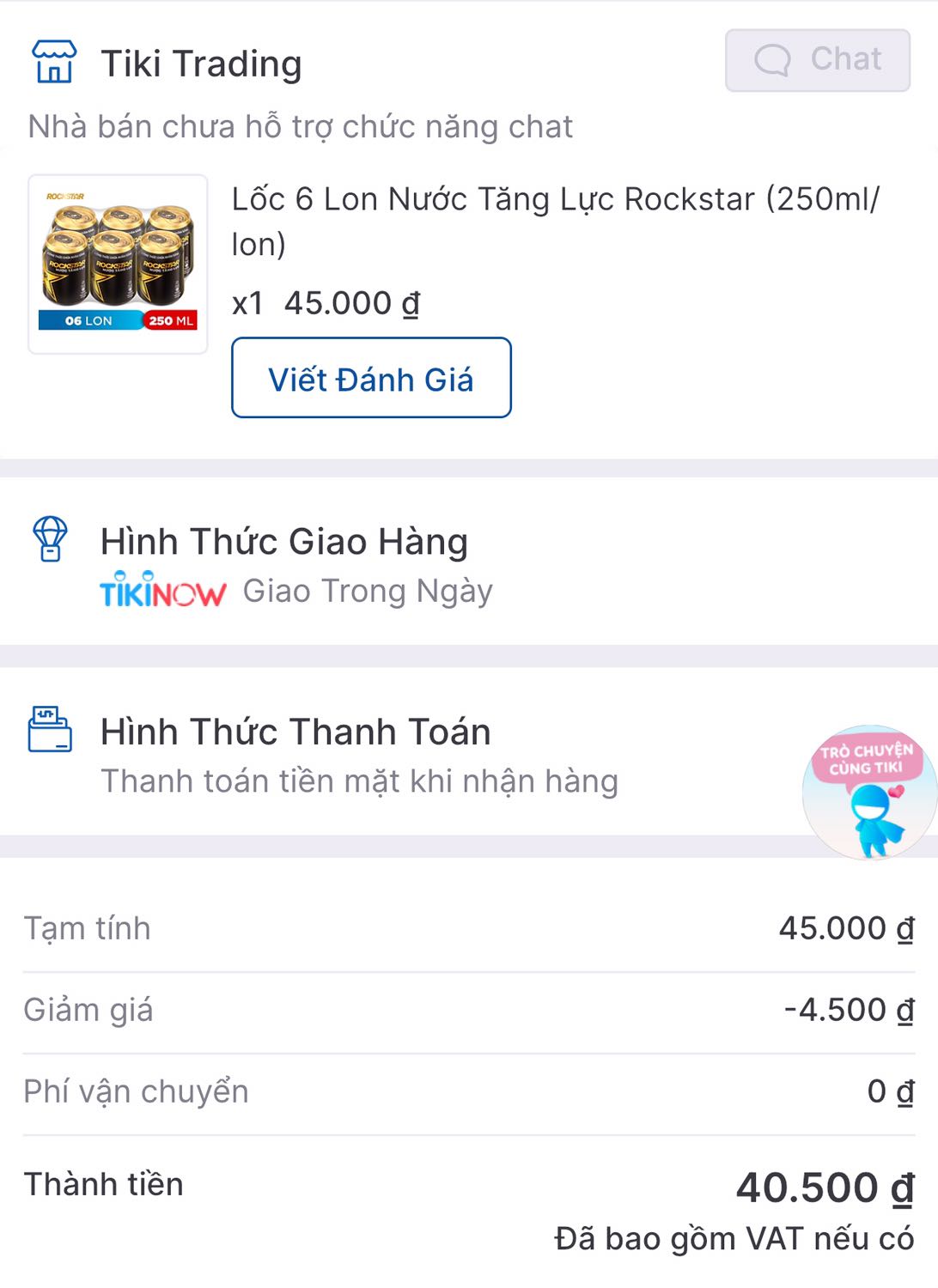 Giá quá tốt cho thành viên Tiki Now ❤️ Uống rất thơm ngon, Pepsi giữ giá này cạnh tranh với Redbull thì mới hy vọng chen chân vào thị trường được! Mãi yêu Tiki ❤️