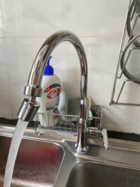 Hàng inox 304 xịn, nặng, chắn chắn. Đầu vòi xoay 360o. Rất hài lòng về SP này. 👍👍👍