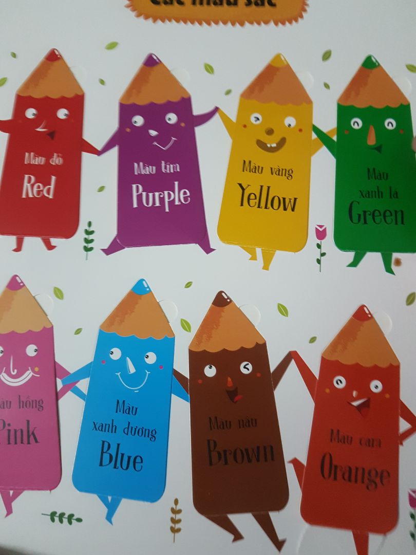 Sách hay, bé rất thích. Sách có một lỗi màu không đúng và 1 lỗi từ địa phương