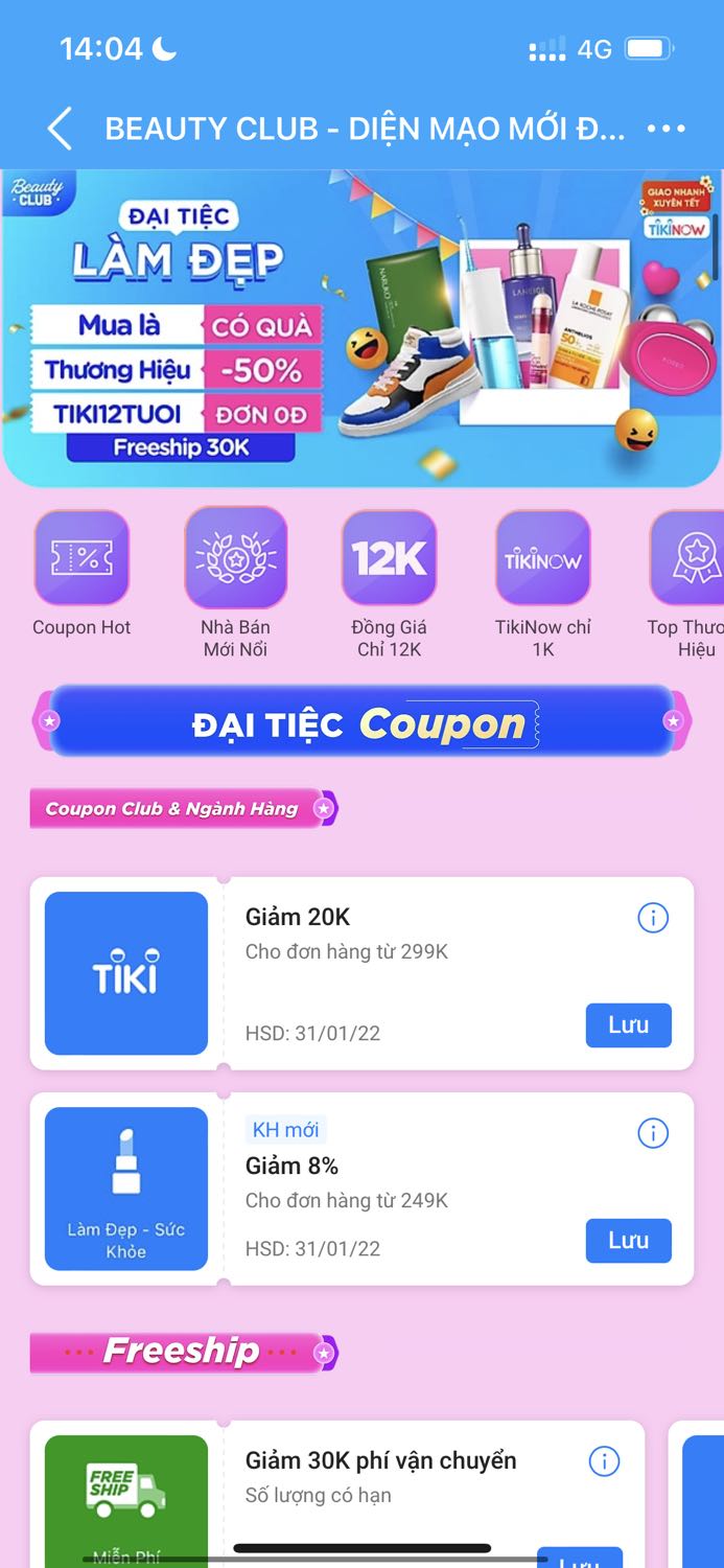 mua trên beauty club giá rẻ. coupon giá tốt mỗi thứ 4 siêu hot hàng tuần. sp này vừa đặt chưa đầy 2giờ sau đã nhận đx. shipper thân thiện hàng gói cẩn thận