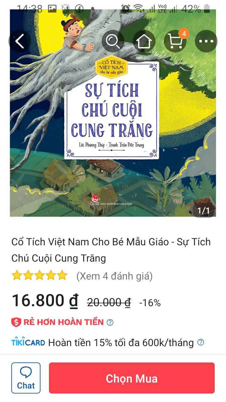 Nội dung ổn, hình vẽ đẹp, giá tốt, giao hàng nhanh,  thích hợp đọc cho bé trước giờ đi ngủ .