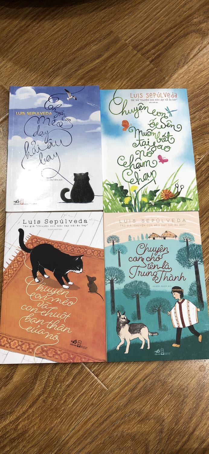 mình đã có cuốn con mèo dạy hải âu bay , truyện rất nhân văn và mình cảm thấy đây là bộ truyện tuyệt vời tạo dựng nền tảng tâm lý tốt cho trẻ tiểu học.