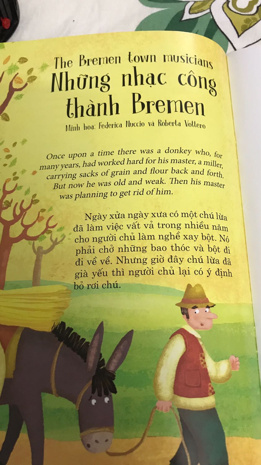 Truyện chữ to ,rõ , có nhiều truyện chứ không phải mỗi con sói và 7 chú dê con, cũng thú vị