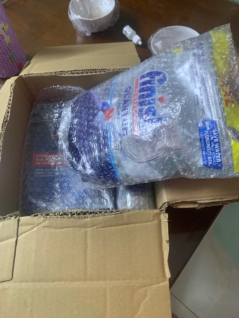 Không đúng thông tin đơn hàng đã đặt, viên rửa bat eco 70 viên nhưng giao finish quantum, kiểu treo đầu dê bán thịt ***