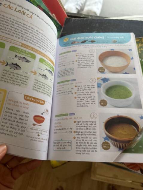 Sách hay chi tiết cụ thể từng công thức nào cho độ tuổi nào.