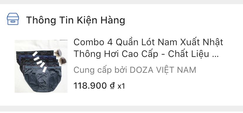 Rõ ràng là mình xem thông tin kích cỡ để chọn size phù hợp.
Mình chọn size M giá 120k bên shop DOZA mà shop lại giao size XXL giá 66k.
Người ta cũng đã chọn loại mắc hơn để phù hợp mà đi giao như vậy thì làm sao mà dùng.
Bên tiki dạo này cắt giảm nhân sự hay sao mà khâu nhận và kiểm tra hàng dạo này toàn hàng đểu không vậy.
Thật ra muốn đánh giá 1 sao. Mà hình như kiểm duyệt kỹ lắm kho chấp nhận đánh giá 1 sao, rồi không post bài đánh giá luôn. 
Tức tức không nói được nên lời.
