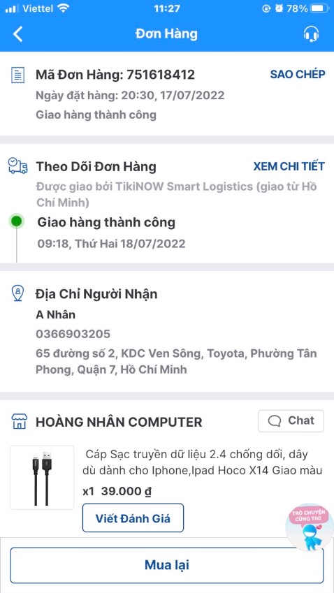 Mua 2 đơn hàng cùng 1 shop, 1 cái có hình màu đỏ, 1 cái có hình màu đen—>giao 2 cái màu đen, không như hình đăng nên thấy không buồn xíu. Dùng thì thấy OK