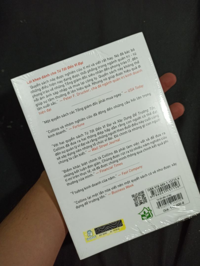 Sách đóng gói cẩn thận. Cuốn này được sếp cũ giới thiệu đọc nên mình nghĩ là nội dung sẽ có điều hay ho. Nói chung nhiều bạn bảo sách có vấn đề nhưng mình đã mua rất nhiều trên Tiki và rất tin tưởng chất lượng sách. Ủng hộ Tiki