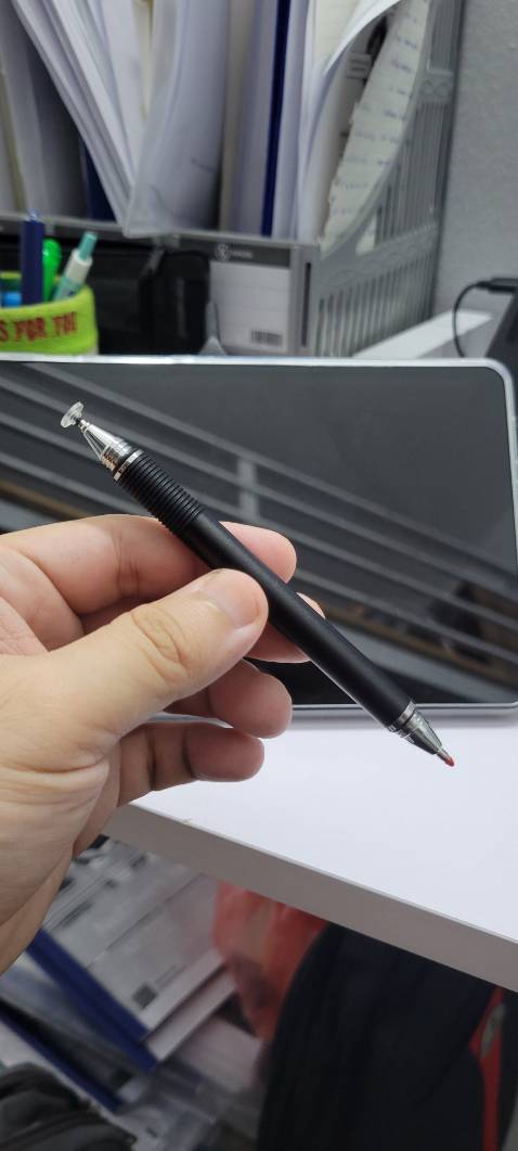 Sử dụng cho Tab A9 Samsung để đọc sách. Ghi chú như hình đính kèm. Có kèm 1 đầu thay cho đầu cảm ứng