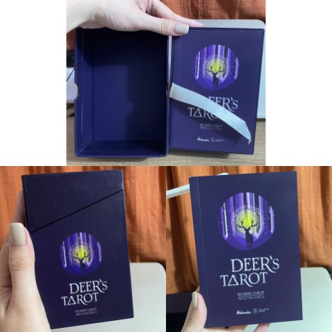 Giao nhanh, săn sale giảm 50% giá, bộ bài này bự á, nặng, hộp cứng khó mở, chút nữa bay móng 🥲, 80 lá màu đẹp, hình ảnh phong phú, bàu cứng nhưng hơi bự, khó xào bài, còn mới nên hơi dính, sách hướng dẫn cũng khái quát sơ, có thể tìm hiểu thêm thông tin trên mạng