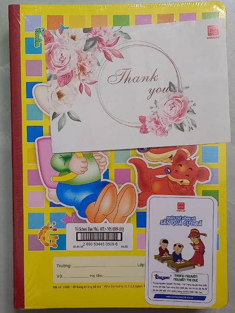 Giao hàng nhanh. 
Giấy viết tốt và dày, thích hợp để luyện chữ. 
Có thư cảm ơn khách hàng. Một điều tinh tế mà ít nơi làm được