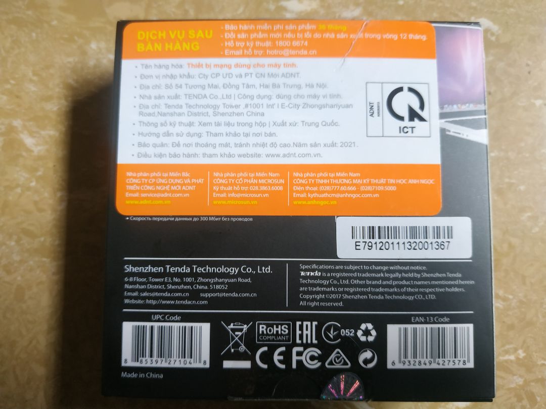 Hàng Hãng chất Lượng tốt, Thiết kế đẹp vả bao và sản phẩm, Phối màu  rất nổi đặc biệt Logo tenda. Tiki giao hàng nhanh, chuyên nghiệp, Rất Yên tâm mua tại nơi đây vì đã lựa chọn nhà cung cấp đảm bảo hơn các trang TMDT khác.