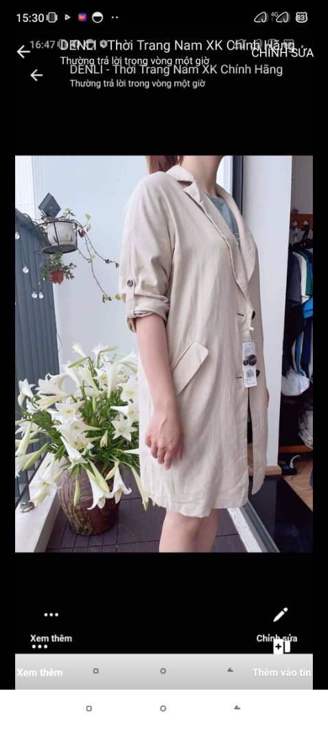 Dễ thương đường may tốt chất vải cũng được bé mặc hơi rộng nhưng mà dùng được lâu rẻ hơn mua ở các shop cho trẻ em