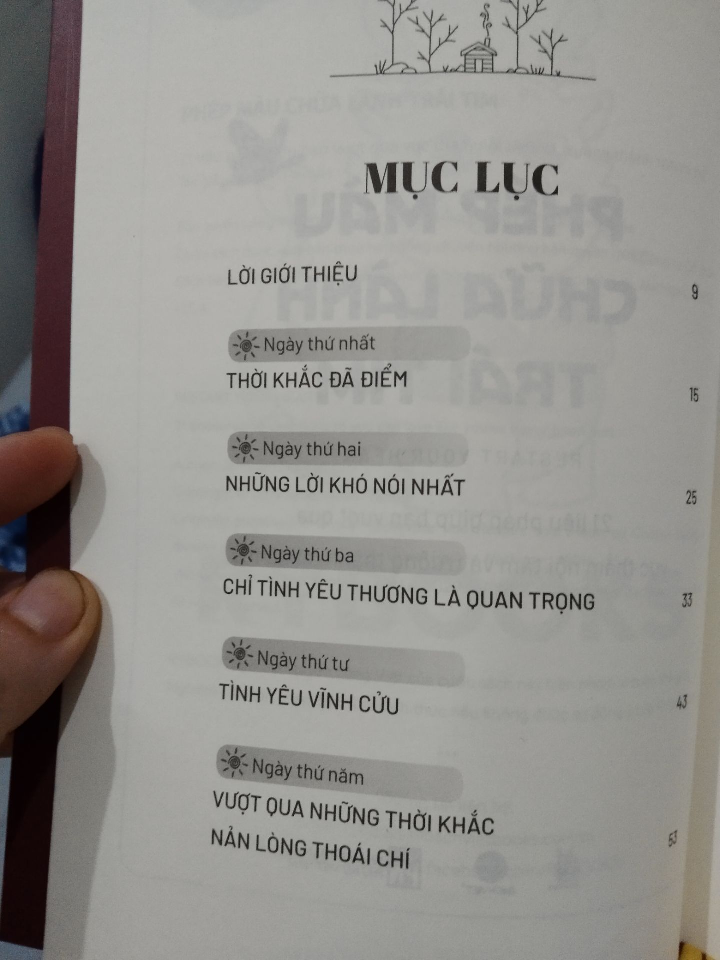 Cuốn sách đem đến những sự yên ủi cho những tấm lòng bị tổn thương và sợ hãi khi phải mở lòng ra 1 lần nữa. Đặc biệt đối với ai là Christian thì nên tham khảo.
Tiki giao hàng nhanh, sách tốt không có gì phải phàn nàn.