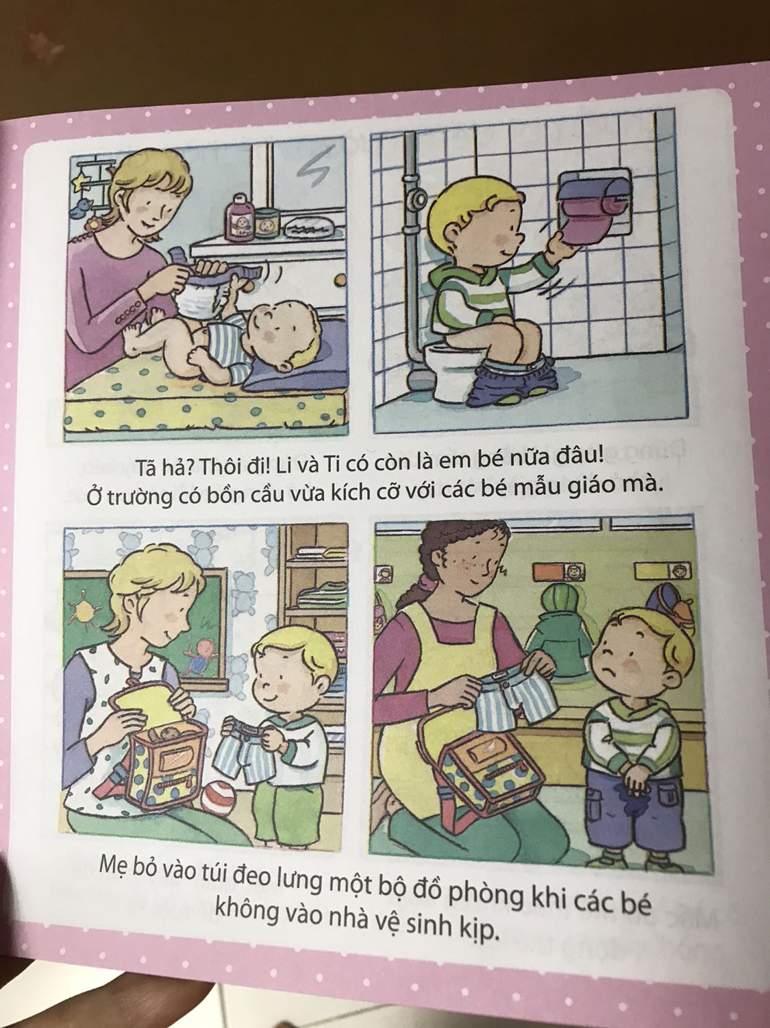 Tuyệt vời. Bé thích mẹ cũng thích!