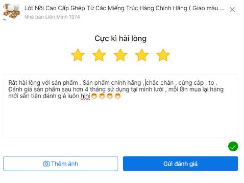 Rất hài lòng với sản phẩm . Sản phẩm chính hãng , chắc chắn , cứng cáp , to . Đánh giá sản phẩm sau hơn 4 tháng sử dụng tại mình lười , mỗi lần mua lại hàng mới sẵn tiện đánh giá luôn hihi😁😁😁😁
