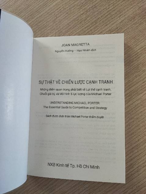 Làm rõ những điều M.Porter đã viết