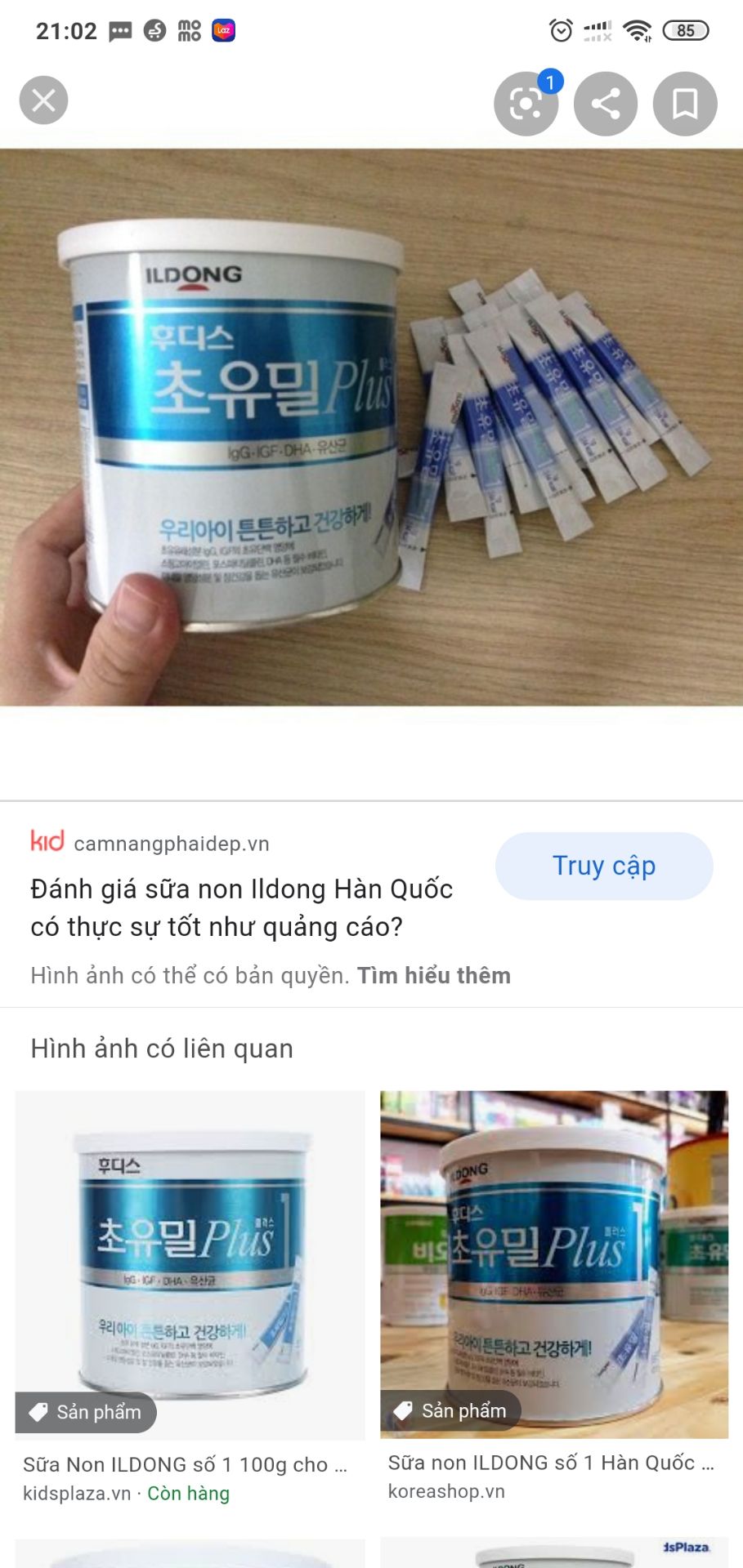 sao khác xa hình ảnh trên mạng mình tìm hiểu, màu sắc khác nhau thấy lo lắng quá k biết phải hàng face k. bé dùng hết 1 hộp chỉ thấy ngủ ngon hơn xíu còn ăn thì vẫn bt