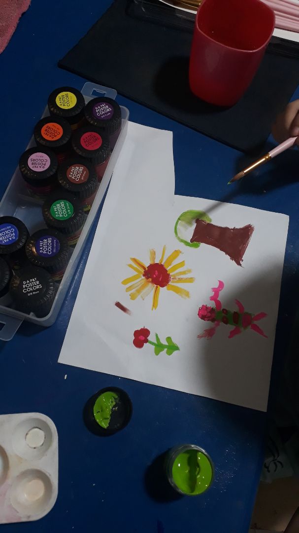 Màu lên đẹp, rực rỡ.