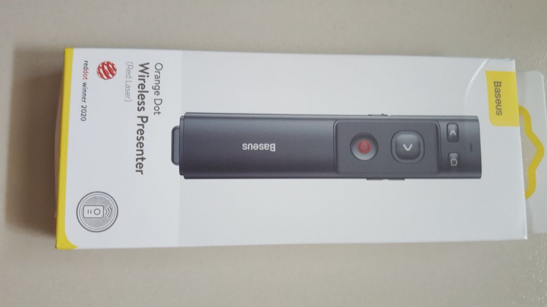 Hàng có hình thức đẹp cầm rất vừa tay, chất liệu tốt, hướng dẫn sử dụng rõ ràng, phù hợp với công dụng trình chiếu trong thuyết trình hay dạy học dễ dàng sử dụng !