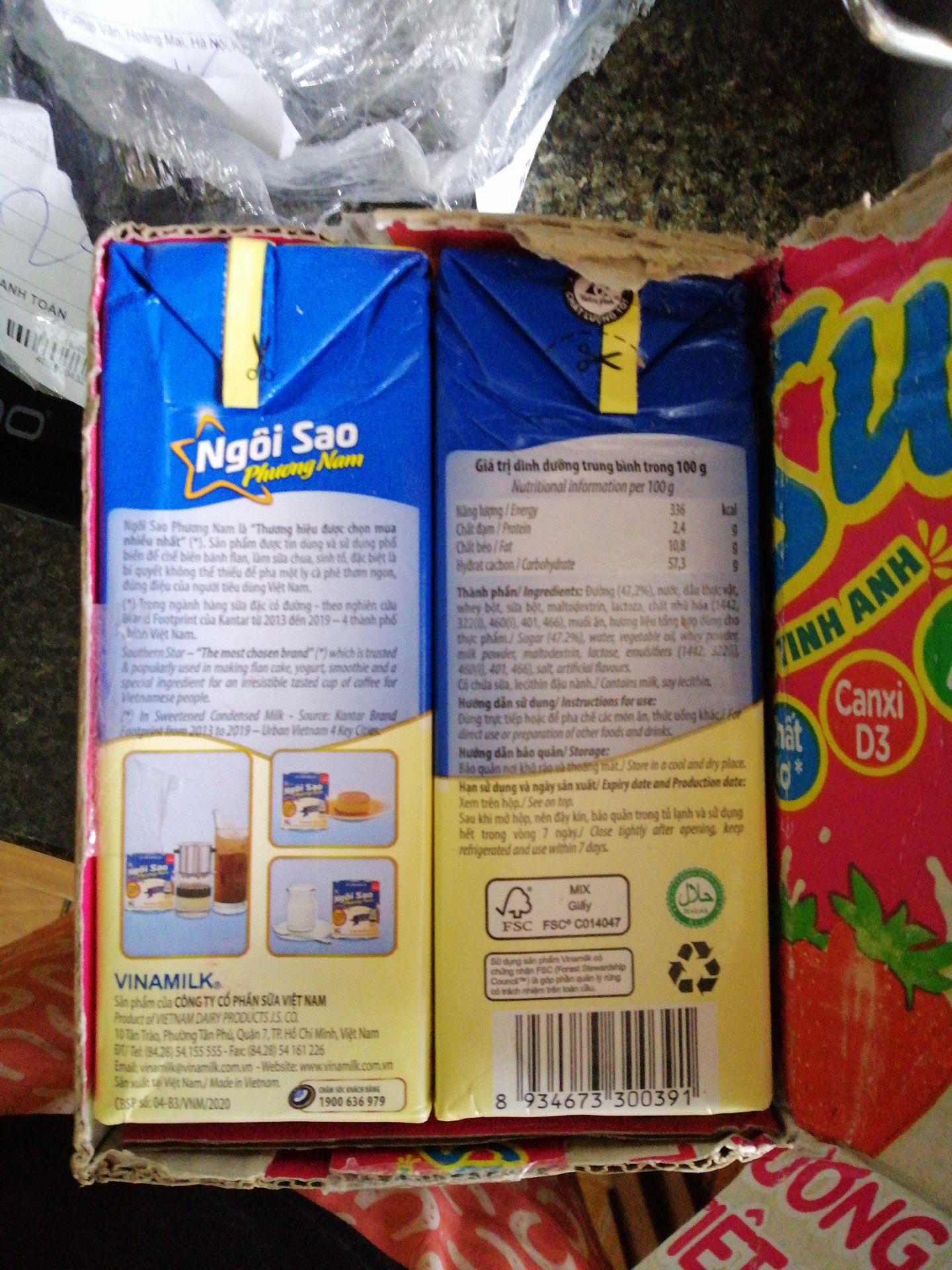 mình mua bột ăn dặm mà shop lại giao thành sữa đặc.bó tay