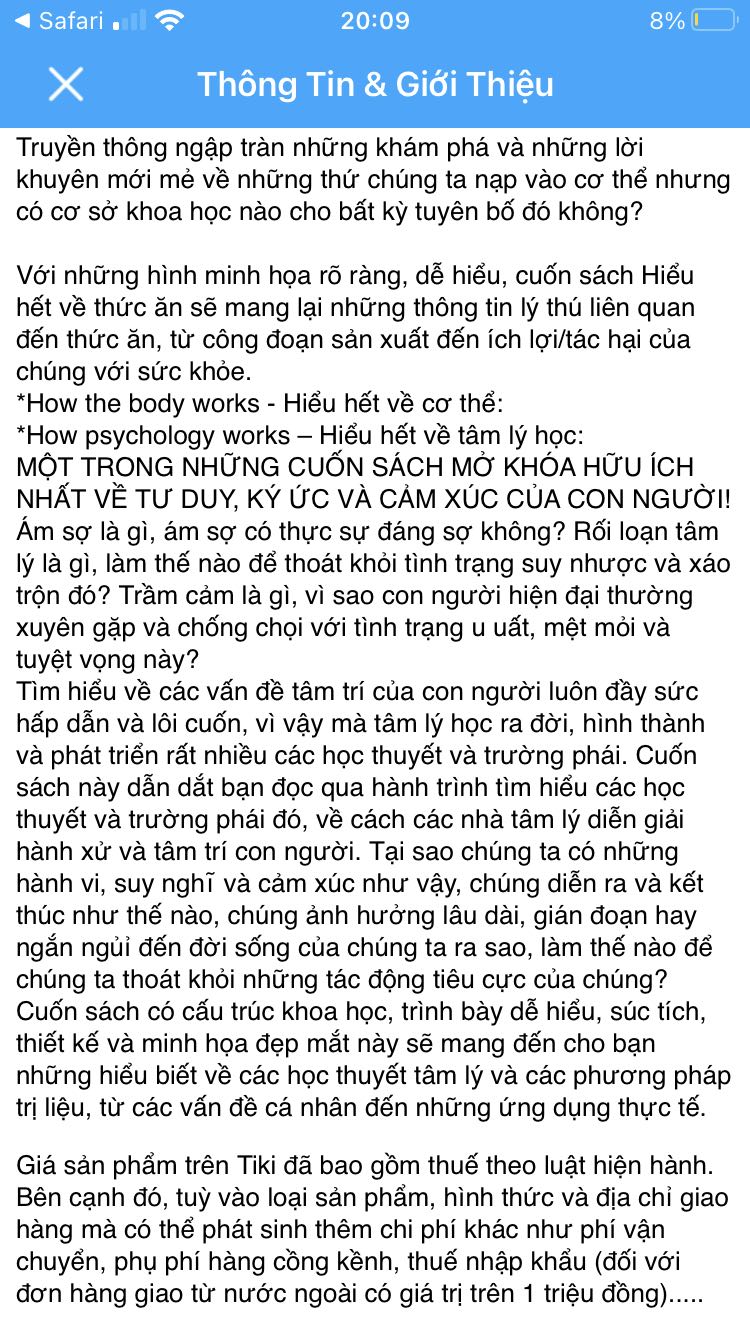 Sách mới, đẹp, còn nguyên màng bọc. Mua dịp gần Tết nên Tiki giao hàng hơi chậm. Nội dung cực hay, xứng đáng số tiền bỏ ra.