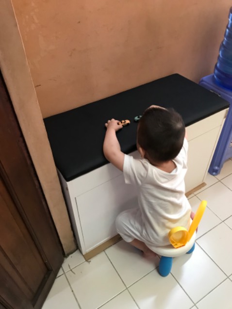 Mẫu đẹp, tiện lợi, vừa để giày dép gọn, con trai vừa chơi xe dc