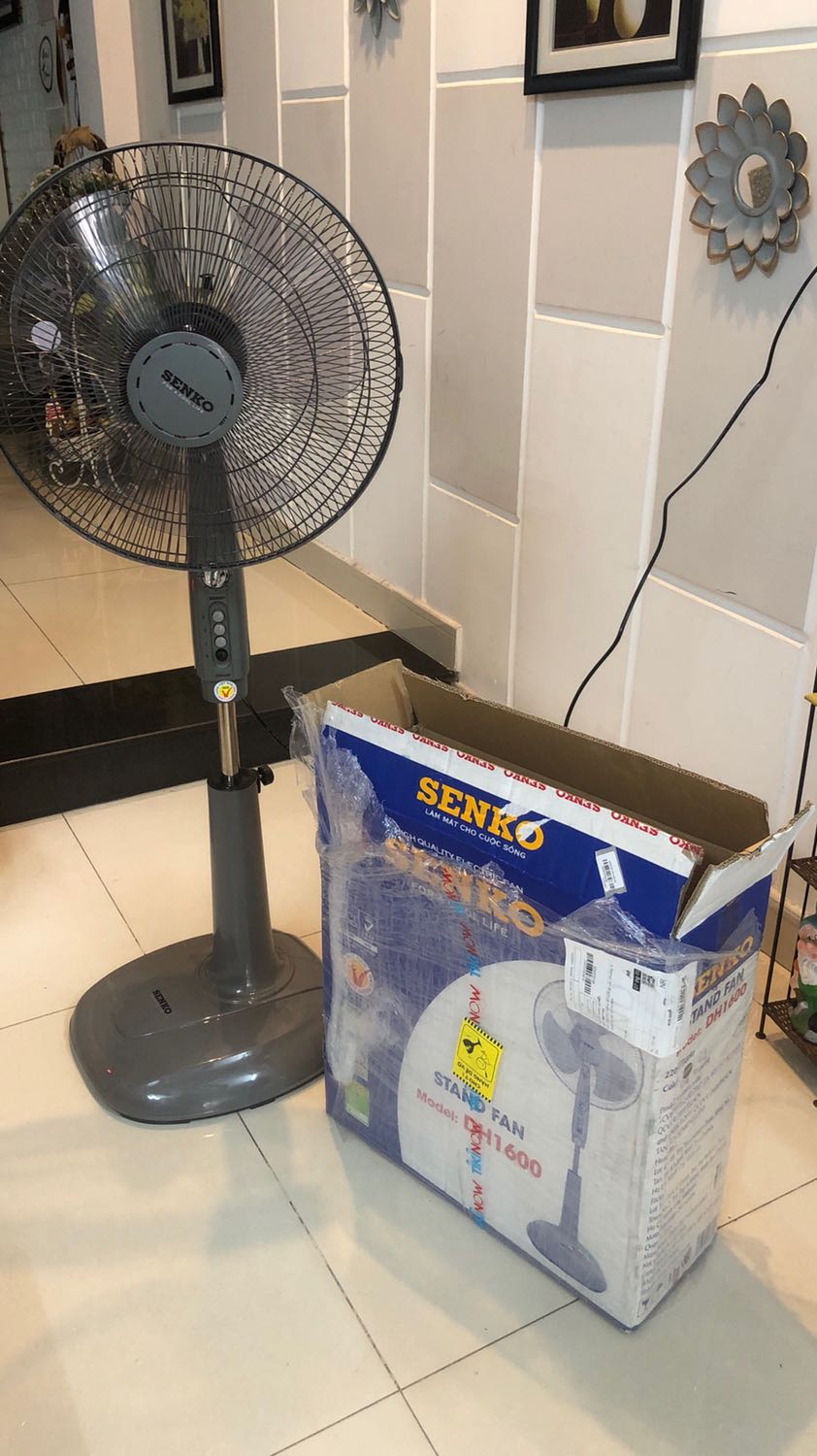 quạt mới ráp xong không chạy được ! đề nghị đổi trả