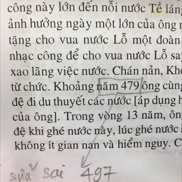 Sách dịch hay.
Thày Lê Anh Minh dịch thì tốt rồi.
Tuy nhiên cuốn LỊCH SỬ TRIẾT HỌC TRUNG QUỐC tap 1 được giải thưởng lại sai năm du thuyết của Khổng Tử!
Năm 497 lỗi đánh máy là 479 (trang 91)