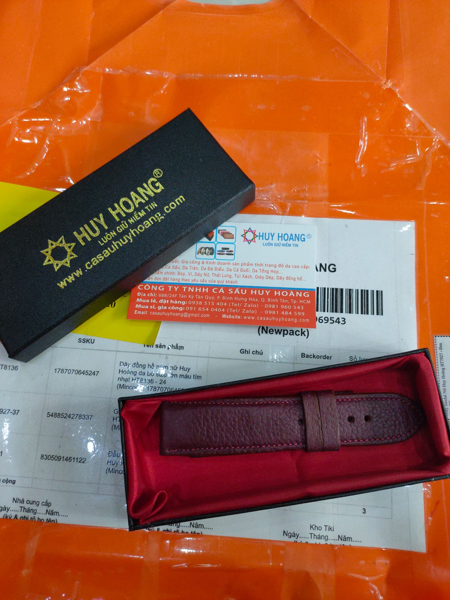 Dây rất đẹp và mềm... có hộp và thẻ bảo hành đầy đủ....Rất hài lòng