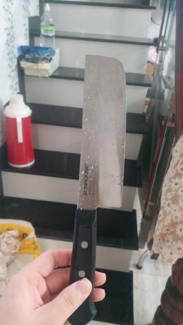 dao tốt nhưng vẫn chưa thể chủ bằng máu như dao nhật nội địa, hàng việt nên ủng hộ hy vọng sẽ bền sắc theo thời gian