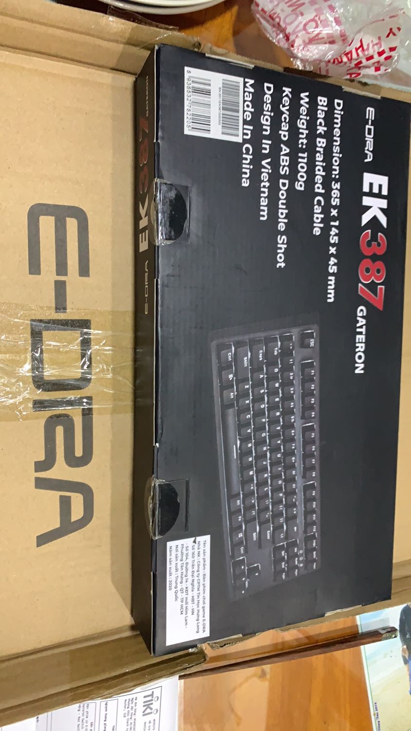 Sản phẩm ok, đóng gói chưa kĩ lắm, nên có thêm 1 lớp bóng chống va đập vì đây là bàn phím mà ?
Giao hàng quá lâu, tiki nên điều chỉnh lại, đặt đơn báo xuất kho vận chuyển từ thứ 4 mà đến thứ 2 phải gọi lên tổng đài mới đc giao gấp