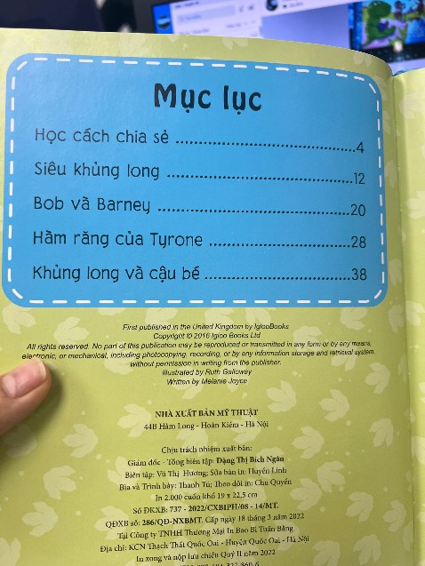 Sách dễ thương, màu sắc khá tươi sáng, bé mình rất thích!