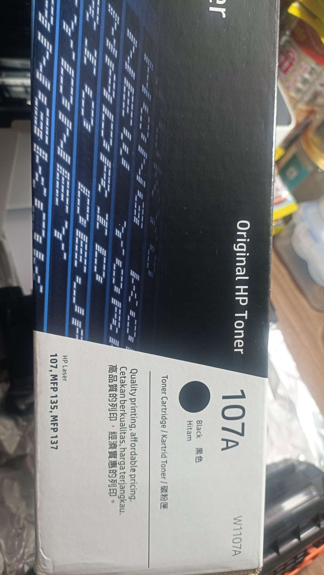 Quản cáo không tương ứng, không dùng được với máy in HP 108a