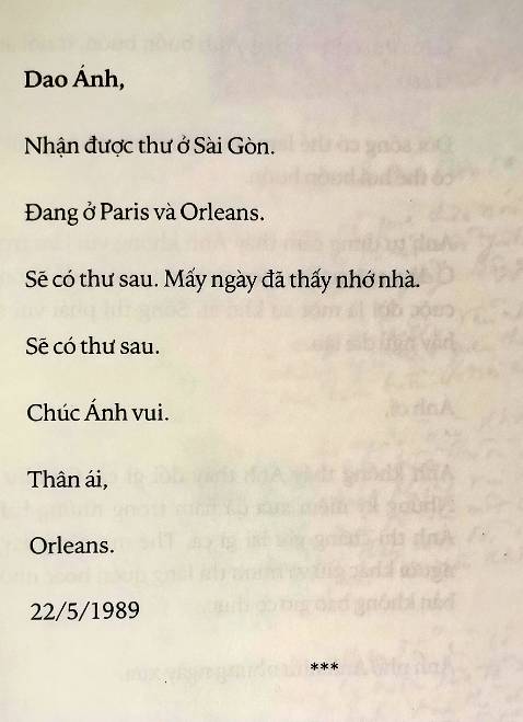 Mua với giá rẻ hơn song chất lượng không phải bàn.

Sách mới có bọc giấy kính, bên ngoài quấn thêm lớp xốp hơi bong bóng và đặt trong hộp carton hợp cỡ, thành thử khi khui sách không gặp vấn đề cong móp gãy đến bìa, hoặc ít nhất hạn chế tối đa được việc đấy. 

Về chất giấy của sách thì có mặt láng, màu ngà.

Các ảnh thư tay, thư điện tính, tờ soạn nhạc hay bất kỳ ảnh chụp lại và lồng vào trang sách bên trong đều in rõ nét và rõ mực ở một mức tương đối. Đủ để độc giả tự đọc được.

(Nếu bạn trải nghiệm và xem ảnh các đánh giá khác, bạn sẽ thấy chân thực hơn chất lượng ảnh so với cái của mình - ảnh hai lá thư đã bị nhòe & tất cả qua chỉnh sửa màu.)