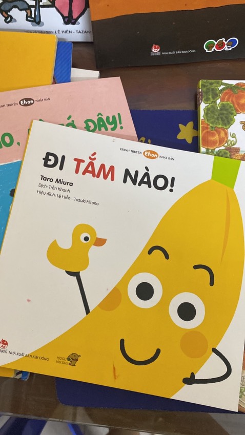 chuyện vô cùng sáng tạo, các loại hoa quả rau củ rất đáng yêu nên mẹ cũng dạy con được