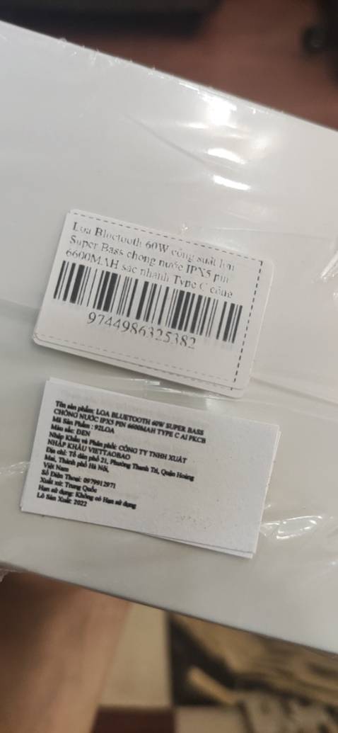 loa nghe rất là hay luôn, đóng gói chắc chắn, full box không thiếu thứ gì, kết nối rất nhạy luôn , Loa chính hãng của shop bán  thì không có gì để chê rồi. Rất hài lòng về shop và sản phẩm. Sẽ ủng hộ tiếp tục trong thời gian tới.
