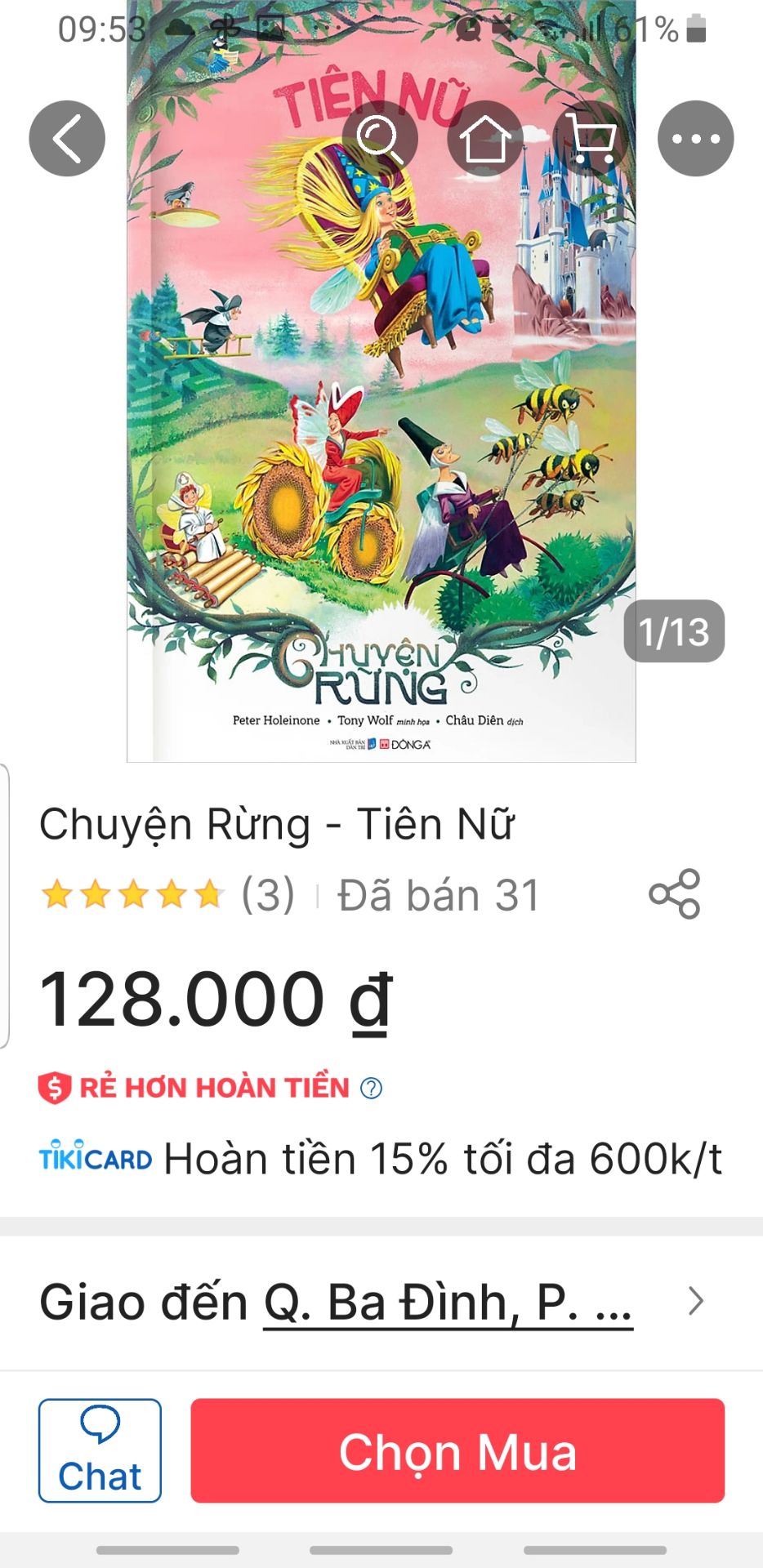 ưng ngay khi đc giới thiệu. mình mua 1 bộ full 4quyen. Bìa  cứng trình bày rất bắt mắt. sách siêu đẹp. nội dung khá hay. shipper nhanh  nhiệt tình. cảm ơn tiki
