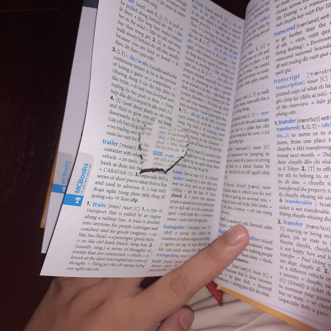 - Việc đóng gói sản phẩm là sách, vở cần cẩn thận hơn. Khi cuốn từ điển về tới tay tôi thì bị móp méo kha khá.
- Vấn đề lớn nhất là có một số trang bên trong bị rách. Tôi đã mua sách ở Tiki nhiều lần nhưng cuốn  này làm tôi rất thất vọng!!!