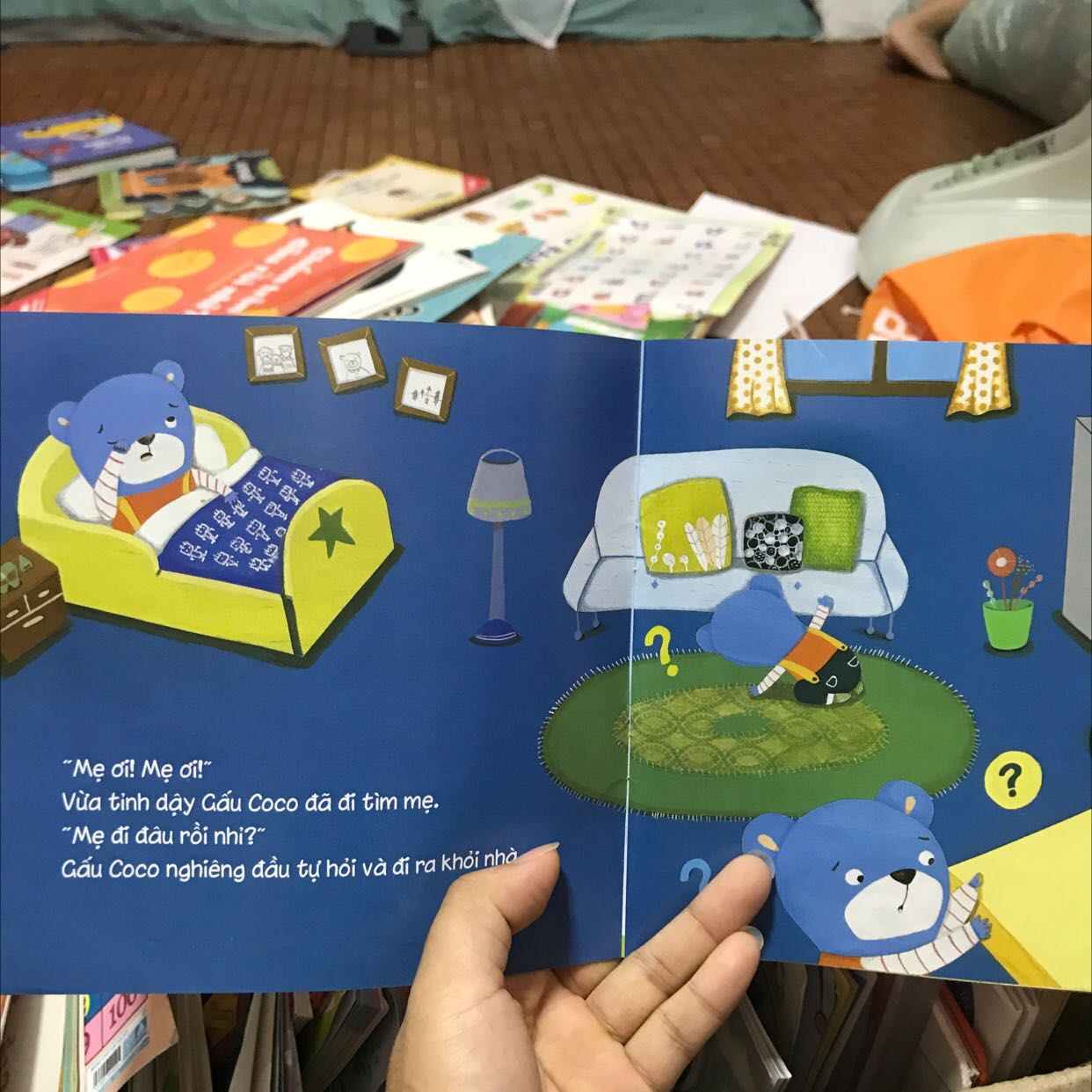 Sách in màu đẹp. Nội dung đơn giản gần gũi. Bé đọc xong hiểu và nghe lời ngay.