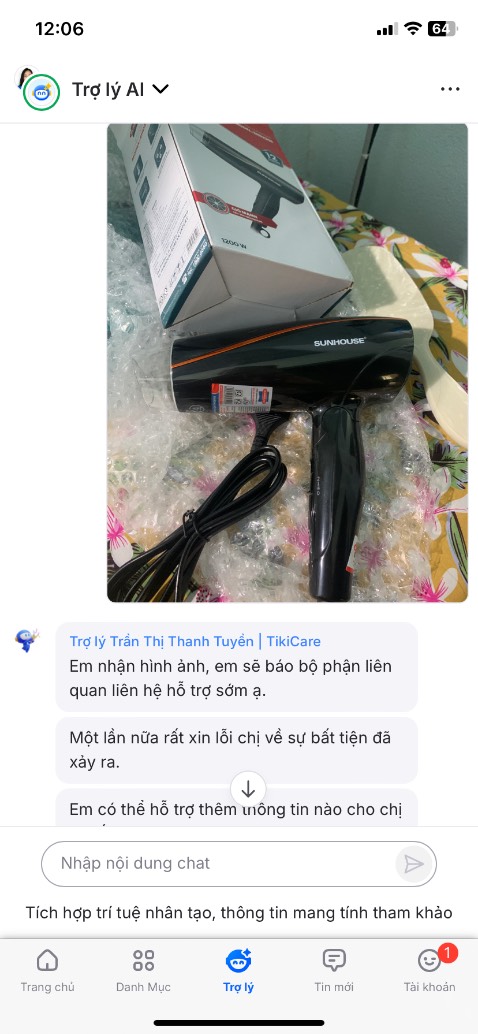 Hàng kém chất lượng toi tra hàng lai ma k thay tra tiền cho tôi