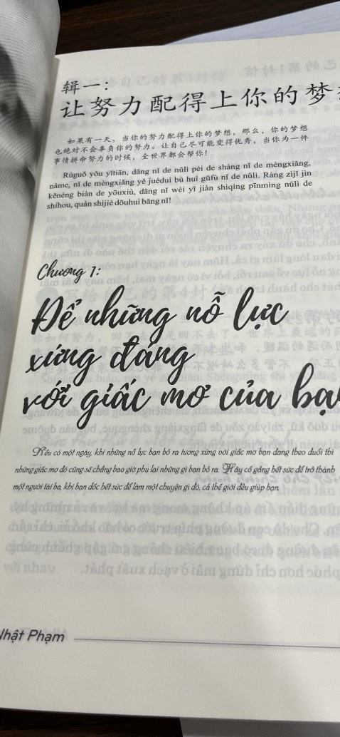 Sách in font chữ rất đẹp và rõ ràng