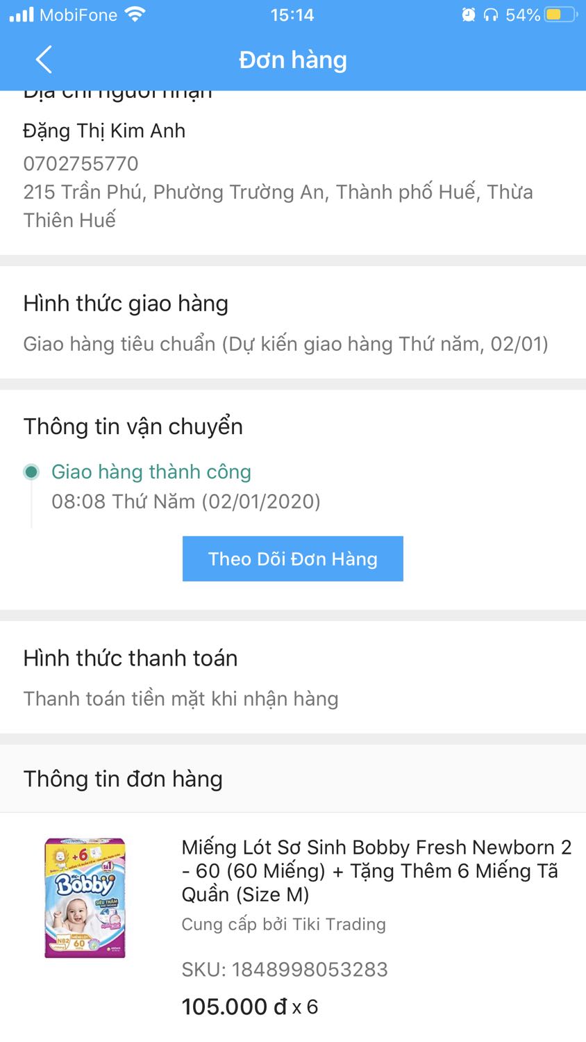 Miếng lót Bobby thấm hút tốt, thích hợp cho trẻ sơ sinh mang trong mùa hè. Bé nhà mình 6 tháng đã lật và vận động nhiều nên phải mang tã quần. Đợt trước Tiki sale nên mình mua 12 gói miếng lót Bobby NB2 (60 miếng + 6 miếng tã quần M) giá 105k/bì. Hiện tại mình còn 5 gói muốn nhượng lại. Anh chị nào cần liên hệ mình nha, Kim Anh ***. Xin cảm ơn!!! Miếng lót Bobby thấm hút tốt, thích hợp cho trẻ sơ sinh mang trong mùa hè. Bé nhà mình 6 tháng đã lật và vận động nhiều nên phải mang tã quần. Đợt trước Tiki sale nên mình mua 12 gói miếng lót Bobby NB2 (60 miếng + 6 miếng tã quần M) giá 105k/bì. Hiện tại mình còn 5 gói muốn nhượng lại. Anh chị nào cần liên hệ mình nha, Kim Anh ***. Xin cảm ơn!!!