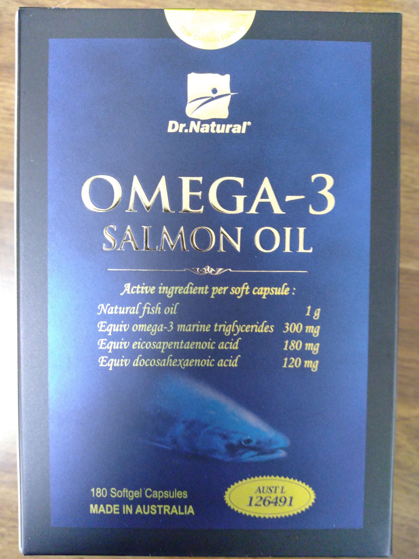 Sản phẩm đúng như mô tả, chuẩn hàng nhập khẩu. mình dùng thường xuyên dầu cá này